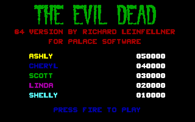 The Evil Dead (C64)