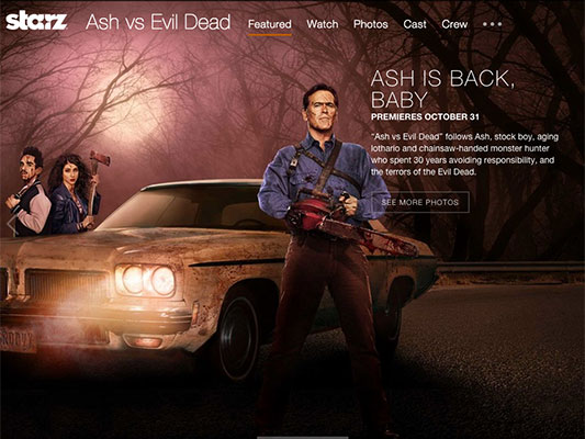 Ash vs Evil Dead Official Site