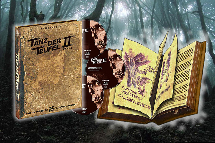 German 25th Anniversary Evil Dead 2 Limited Edition Blu-ray